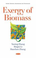 Exergy of Biomass 1536176036 Book Cover