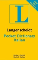Langenscheidt Pocket Dictionary Italian (Langenscheidt Dictionaries) 3468981414 Book Cover