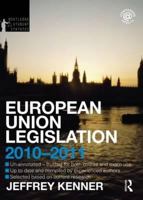 European Union Legislation 2010-2011 (Routledge Student Statutes) 0415582407 Book Cover