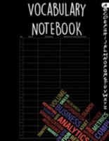 Vocabulary Notebook: 100 Page Alphabetical Notebook, Large Notebook 4 Columns with A-Z Tabs Printed, Smart Vocabulary Journal, Vocabulary Notepad 1690004673 Book Cover