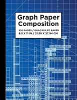Graph Paper Composition Notebook: Quad Ruled 5x5, Grid Paper for Math & Science Students ( Large 8.5 x 11 In) 1698160658 Book Cover