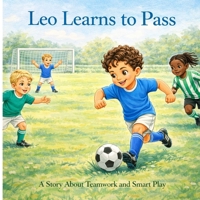 Leo learns to pass: A Children's Book About Soccer, Teamwork, and Passing (Youth Soccer Books) B0GYHLNS4F Book Cover
