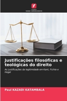 Justificações filosóficas e teológicas do direito (Portuguese Edition) 6208904439 Book Cover
