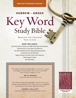 The Hebrew-Greek Key Word Study Bible: ESV Edition, Burgundy Bonded Leather Indexed 0899579159 Book Cover