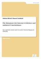 Die Akzeptanz Des Internet in Kleinen Und Mittleren Unternehmen 3838601122 Book Cover