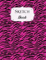 Sketch Book: Animal Print Sketchbook Scetchpad for Drawing or Doodling Notebook Pad for Creative Artists #10 Pink Black 1072297779 Book Cover