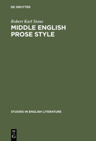 Middle English Prose Style: Margery Kempe and Julian of Norwich 311102895X Book Cover