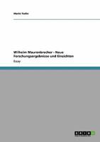 Wilhelm Maurenbrecher - Neue Forschungsergebnisse und Einsichten 364026276X Book Cover