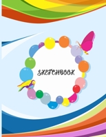 Sketchbook: Sketchbook for girls and boys with 100+ Pages of 8.5x11 Blank Paper for Drawing, Doodling or Learning to Draw ((Sketch Books For Kids, boys, girls)) 1710175788 Book Cover