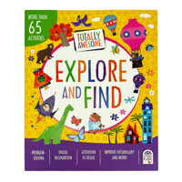 Totally Awesome Explore and Find Book For Kids: More than 50 Fun Scenes to Search with More than 500 Things to Spot! 1646383095 Book Cover
