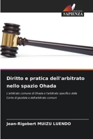 Diritto e pratica dell'arbitrato nello spazio Ohada 620699029X Book Cover