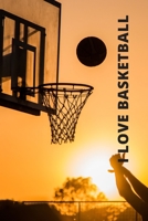 I LOVE BASKETBALL: NOTEBOOK.JOURNAL professionally designed 1677372648 Book Cover