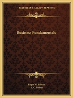 Business Fundamentals 1596056398 Book Cover