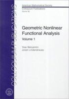 Geometric Nonlinear Functional Analysis (Colloquium Publications (Amer Mathematical Soc)) 0821808354 Book Cover