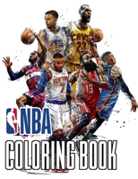 Nba Coloring Book: Coloring Book With Most Of NBA All-stars Player B0884C7TQY Book Cover