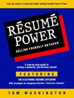 Resume Power: Selling Yourself on Paper 0931213134 Book Cover