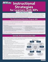 Instructional Strategies for Learners with IEPs 1938539990 Book Cover