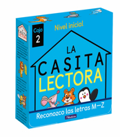 La Casita Lectora Caja 2: Reconozco Las Letras M-Z (Nivel Inicial) / The Reading House Set 2: Letter Recognition M-Z 8448859545 Book Cover