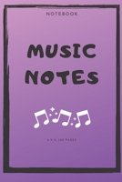 Notebook : Music Notes 1653444088 Book Cover