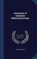 Invariants of Quadratic Differential Forms 1107493935 Book Cover