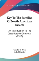 Key to the families of North American insects 054867552X Book Cover