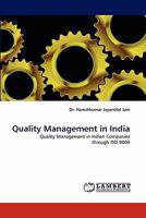 Quality Management in India: Quality Management in Indian Companies through ISO 9000 3838390911 Book Cover