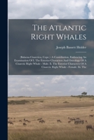 The Atlantic Right Whales: (balaena Cisarctica, Cope.): A Contribution, Embracing An Examination Of I. The Exterior Characters And Osteology Of A 1017838674 Book Cover