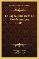 Le capitalisme dans le monde antique (Ancient economic history) 1172640254 Book Cover