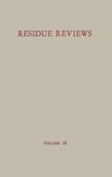 Residue Reviews, Volume 28 146158454X Book Cover