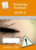 Course Notes - AQA Accounting - ACCN 4 1291510095 Book Cover