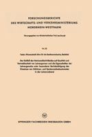 Der Einfluss Der Natriumchlorit-Bleiche Auf Qualitat Und Verwebbarkeit Von Leinengarnen Und Die Eigenschaften Der Leinengewebe Unter Besonderer Berucksichtigung Des Einsatzes Von Schutzen- Und Spulenw 3663033783 Book Cover