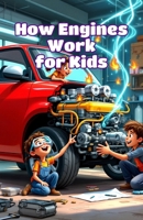How Engines Work for Kids: A Beginner's Illustrated Guide to Car Parts, Machines, and the Science of Motion 3690835860 Book Cover