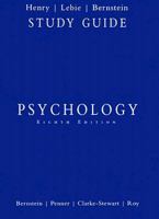 Bernstein Psychology Student Study Guide Eighth Edition 0547016328 Book Cover