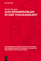 Zum Rôninproblem in Der Tokugawazeit: (1603-1868) 3112725867 Book Cover