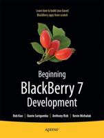 Beginning BlackBerry 7 Development 1430230150 Book Cover