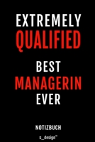 Notizbuch f�r Manager / Managerin: Originelle Geschenk-Idee [120 Seiten liniertes blanko Papier] 1691108596 Book Cover