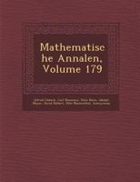Mathematische Annalen, Volume 179 1286974615 Book Cover