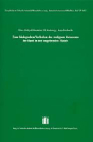 Zum Biologischen Verhalten Des Malignen Melanoms Der Haut in Der Umgebenden Matrix (Sitzungsberichte Der Sachsischen Akademie Der Wissenschaften Zu ... Klasse, 129.2) 3777612855 Book Cover