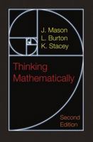 Thinking Mathematically 0201102382 Book Cover