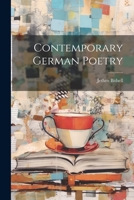 Contemporary German Poetry 1378671309 Book Cover