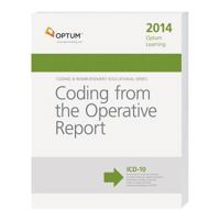 Optum Learning: Coding from the Operative Report 2014 1601518757 Book Cover