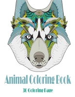 Animal Coloring Book: Lovely animals coloring books - mosaic coloring bookAnimal Mandala Coloring Book - Background for Anxiety Relief - Relaxation and Stress Reduction - An Adult Coloring Book with L B084QKQLGL Book Cover