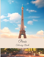 Paris coloring book B0C9KMWVPJ Book Cover