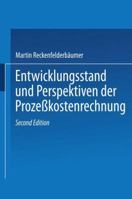 Entwicklungsstand Und Perspektiven Der Prozesskostenrechnung 3409221409 Book Cover