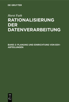 Planung und Einrichtung von EDV-Abteilungen 348634921X Book Cover