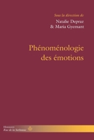Phénoménologie des émotions (HR.RUE SORBONNE) (French Edition) B0BD3MD9V1 Book Cover