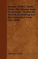 Memoir of Mrs. Dyott 1120002575 Book Cover