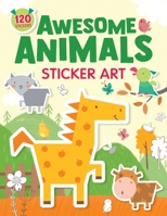 Awesome Animals Sticker Art: 120 stickers!