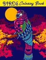 Birds Coloring Book: Stress Relieving Designs for Adults Relaxation B08D4H31PV Book Cover