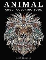 Animal: Adult Coloring Book 1532846541 Book Cover